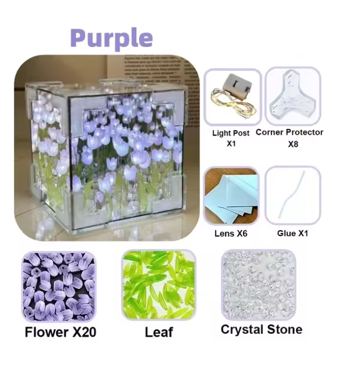 Solamira Magic Bloom DIY Lamp Kit - Tulip Cube